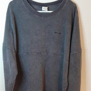 Love Pink Victoria Secrets Grey Sweatshirt Large